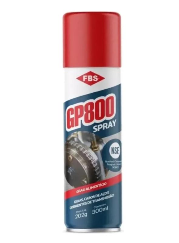 OLEO LUBRIFICANTE ATOXICO ALIMENTICIO - GP 800 SPRAY - 300ML - FBS