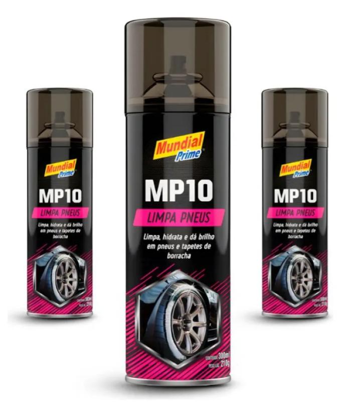 LIMPA PNEUS SPRAY 300ML - MUNDIAL PRIME