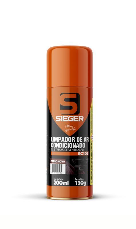 LIMPA AR CONDICIONADO CARRO NOVO 200ML/130G - SC105 - SIEGER