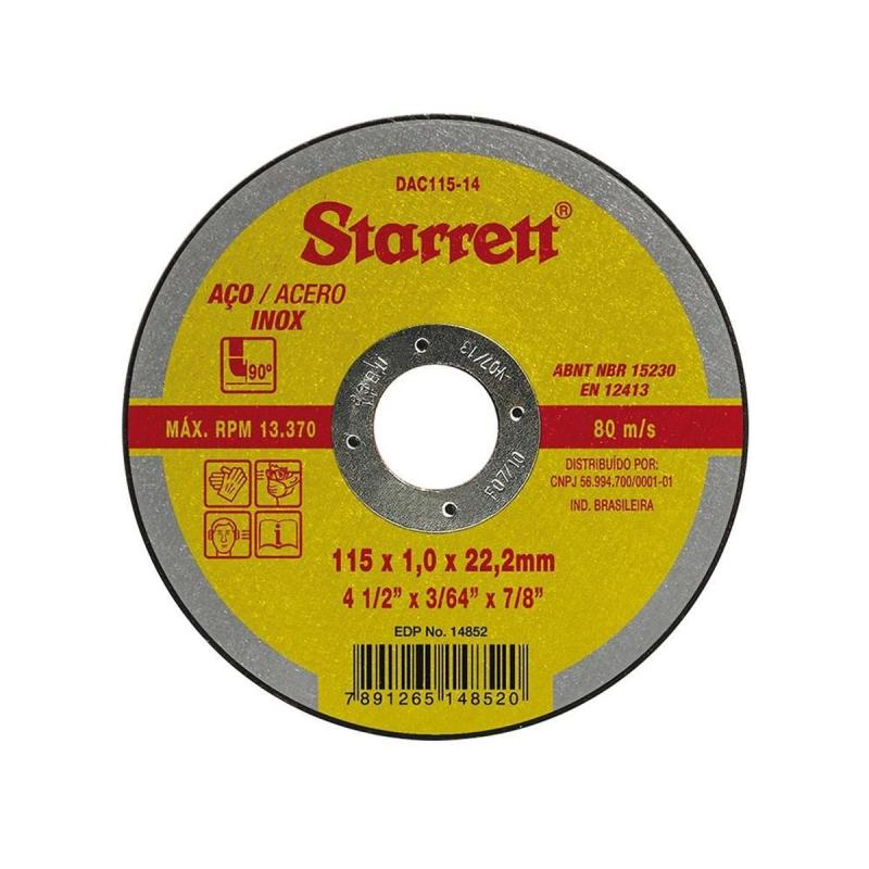 DISCO CORTE 115,0X1,0X22,2 STARRET