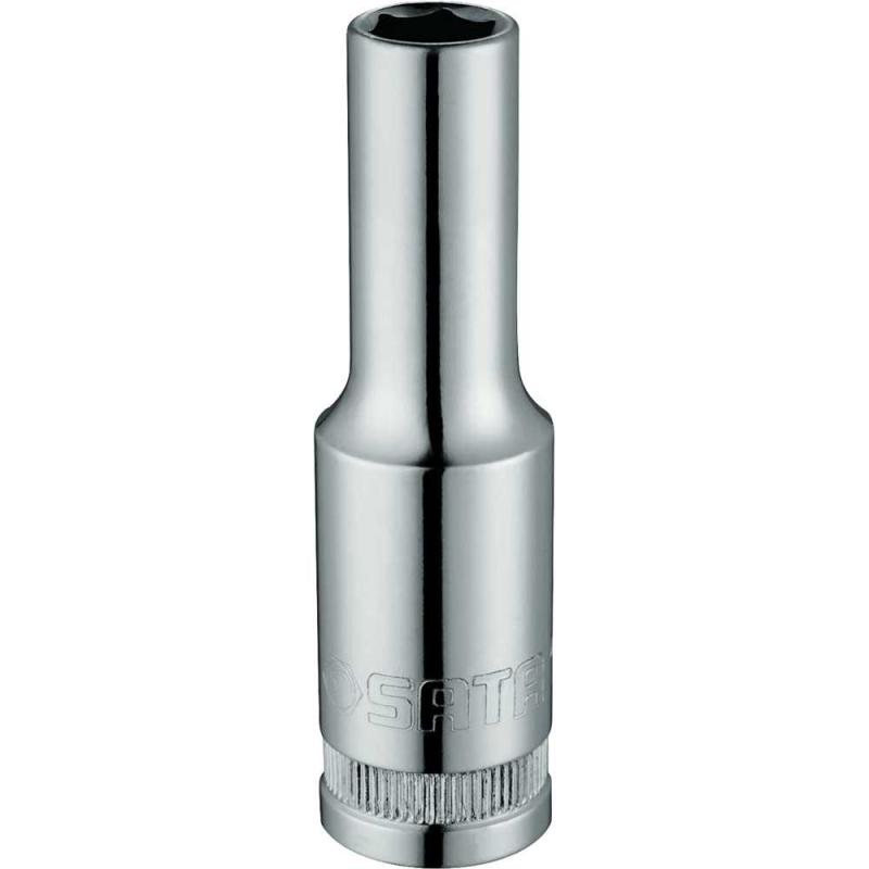 SOQUETE SEXTAVADO  3/8" 12MM LONGO - SATA