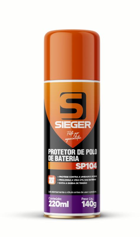 PROTETOR DE POLO DE BATERIA 220ML/140G - SP104 SIEGER