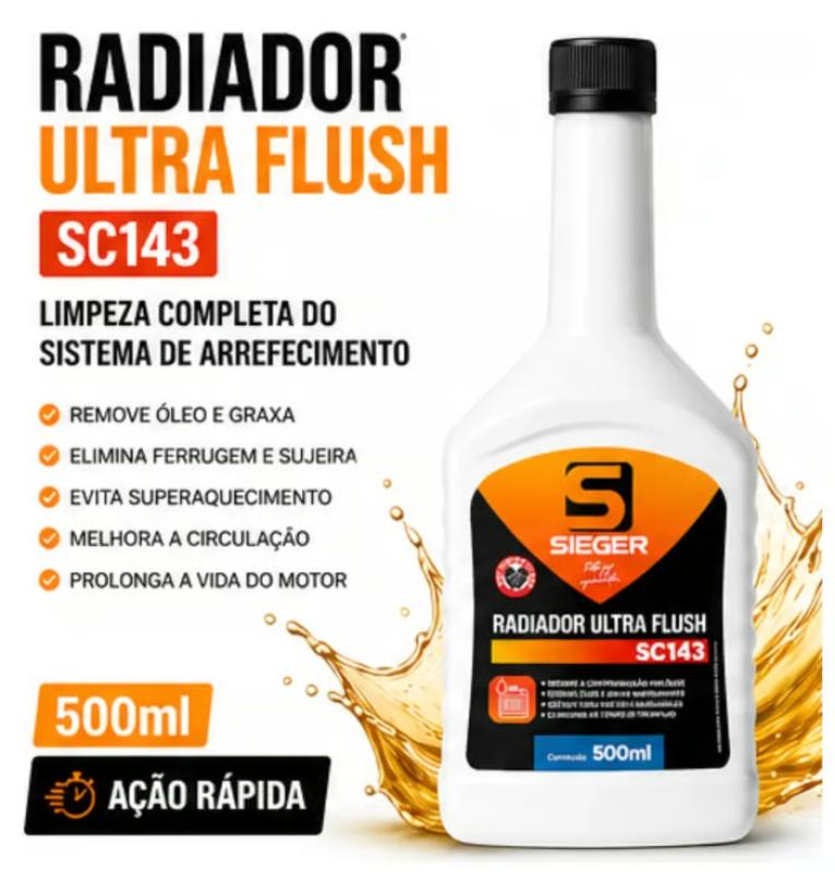 LIMPA RADIADOR ULTRA FLUSH 500ML SC143 - SIEGER