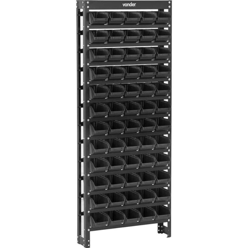 ESTANTE METALICA GAVEITEIRO 60/3 PRETA - VONDER