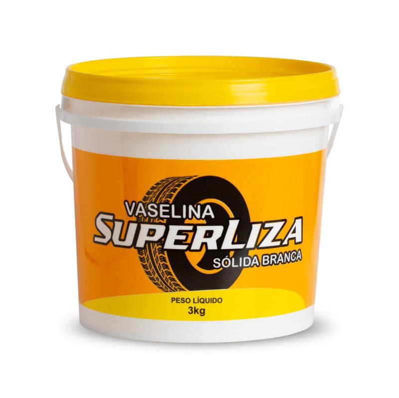 SUPERLIZA - VASELINA SOLIDA BRANCA 3kg