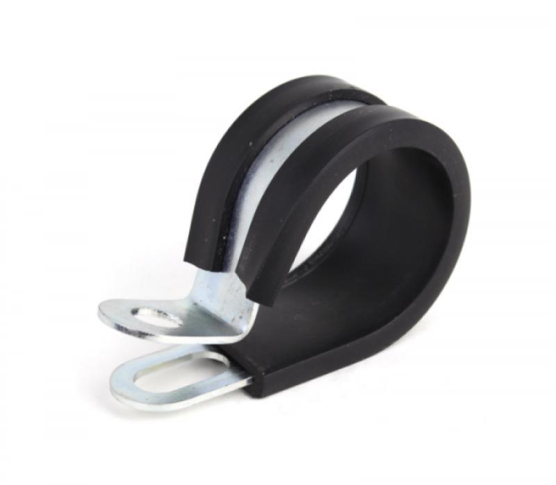 ABRACADEIRA COM BORRACHA TUBO 38MM FURO 8MM - HALTEN
