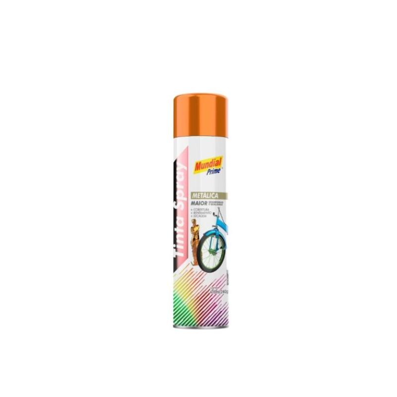 TINTA SPRAY 400ML METALICA COBRE - MUNDIAL PRIME