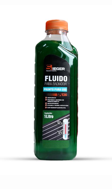 FLUIDO PARA RADIADOR PRONTO USO INORGANICO SP136 VERDE 1L - SIEGER