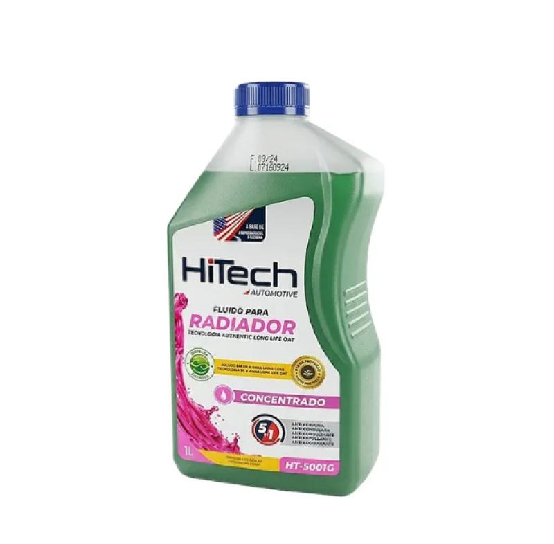 ADITIVO PARA RADIADOR HIBRIDO CONCENTRADO HT5001 - VERDE 1L - HITECH