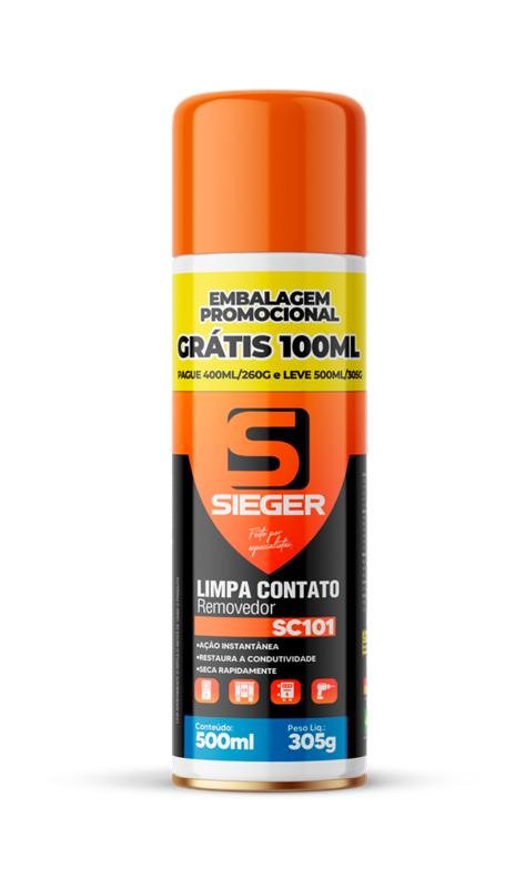 LIMPA CONTATO SC101 PROMO 500ML/305G - SIEGER