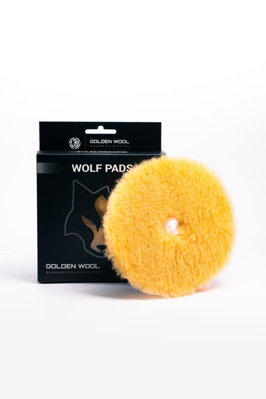 BOINA GOLDEN WOOL C/ INTERFACE DE ESPUMA 152MM / 6" VENTILADO - WOLF PADS