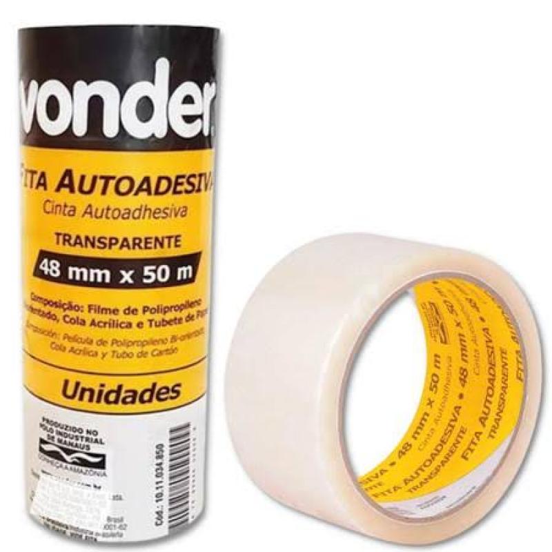 FITA EMPACOTAMENTO TRANSPARENTE 48MMX50M - VONDER