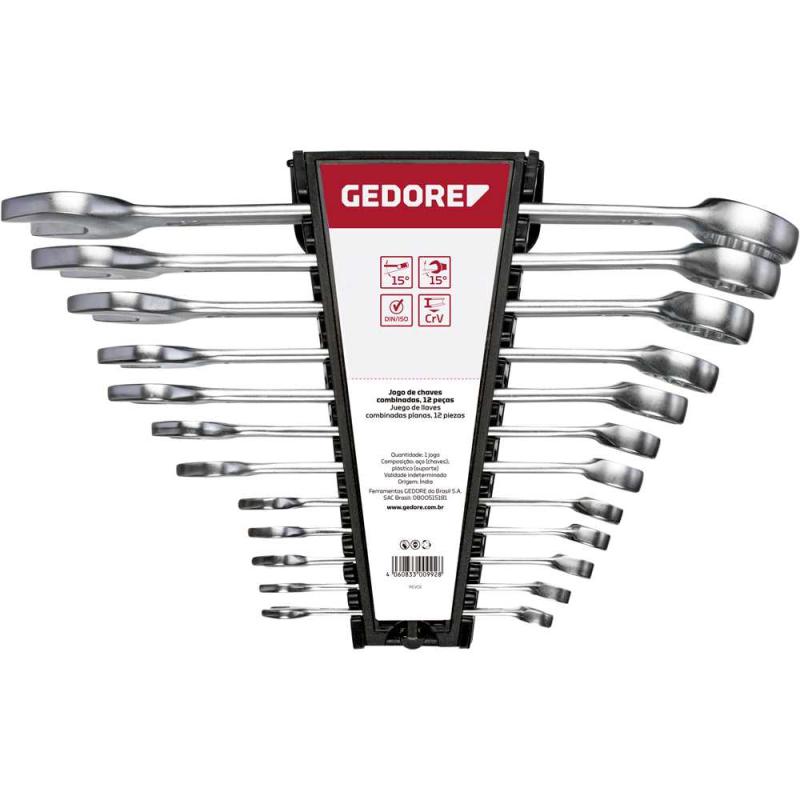 JOGO DE CHAVES COMBINADAS 10A32MM 12PC - GEDORE RED