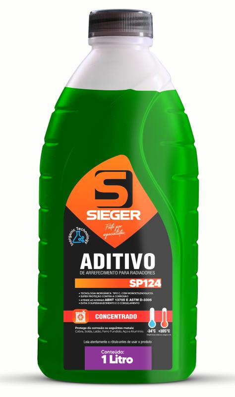 ADITIVO ARREFECIMENTO INORGANICO CONCENTRADO VERDE SP124 1L - SIEGER
