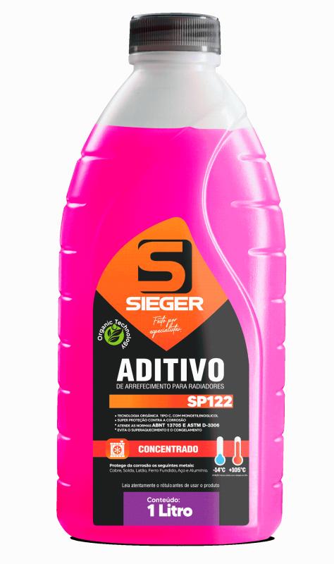 ADITIVO ARREFECIMENTO ORGANICO CONCENTRADO SP122 ROSA 1L - SIEGER
