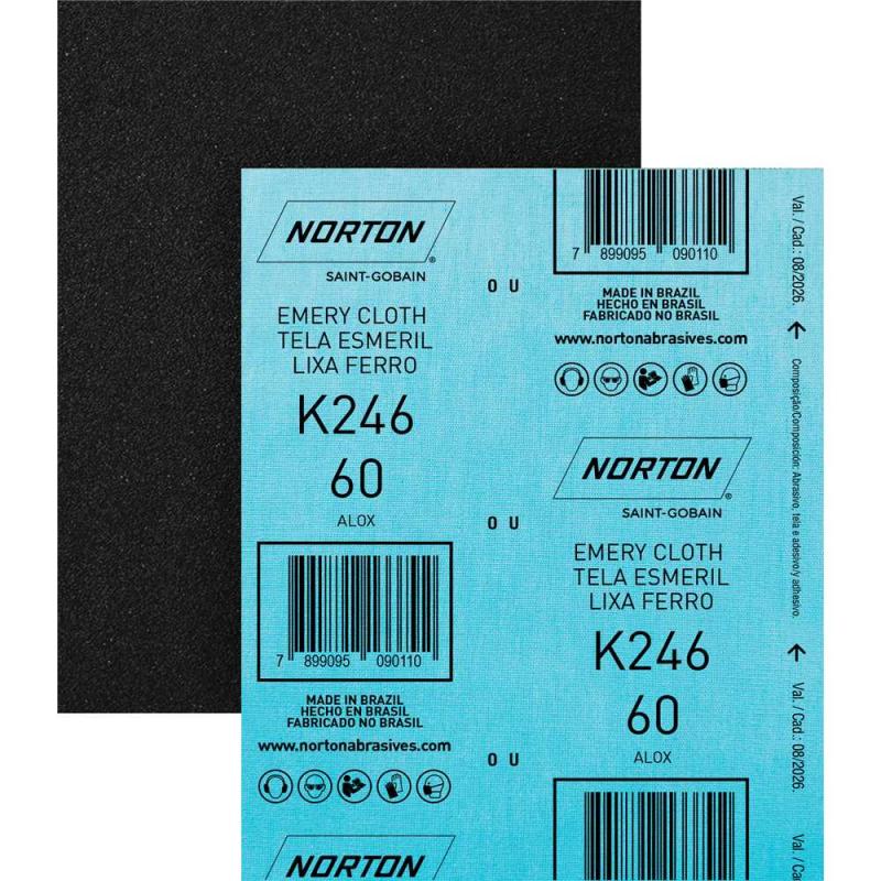 LIXA FERRO K-246 GRAO 60 - NORTON
