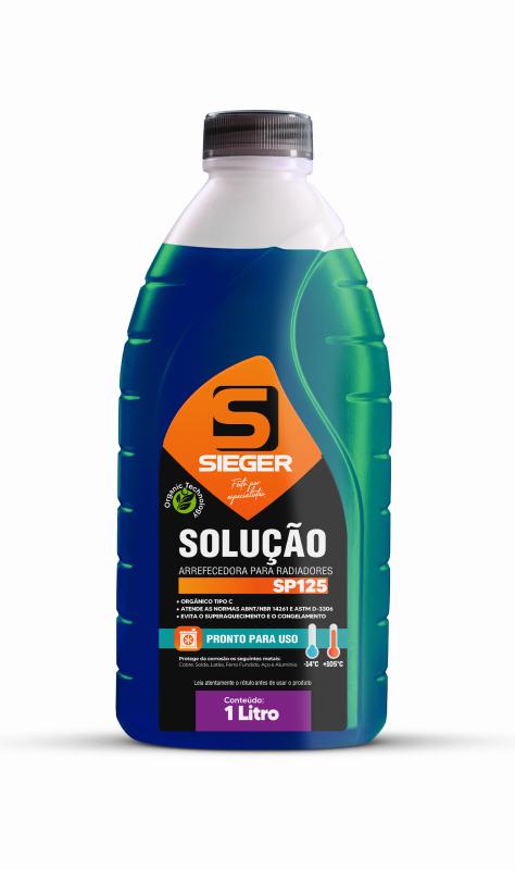 SOLUCAO ARREFECIMENTO ORGANICO 33% VERDE/AZUL SP125 1L - SIEGER