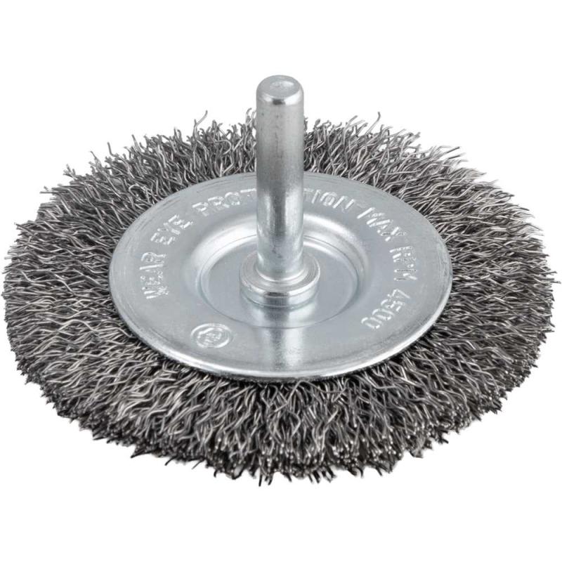 ESCOVA CIRCULAR 3" HASTE 1/4"INOX 4500RPM - VONDER