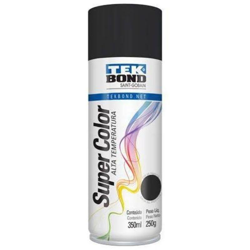 TINTA SPRAY ALTA TEMP. PRETO FOSCO