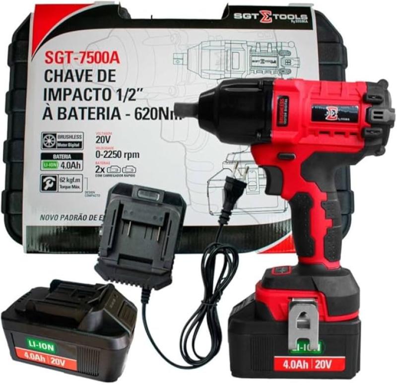 CHAVE DE IMPACTO A BATERIA SGT-7500A - SIGMA TOOLS