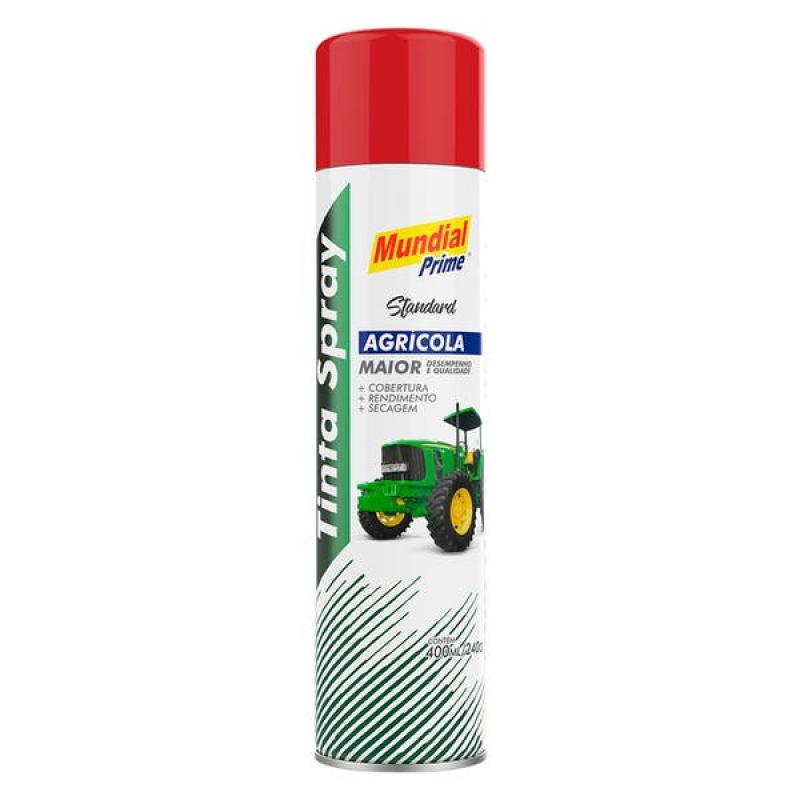 TINTA SPRAY AGRICOLA  VERMELHO MASSEY 400 ML MUNDIAL PRIME