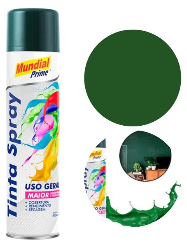 TINTA SPRAY 400ML UG VERDE ESCURO - MUNDIAL PRIME