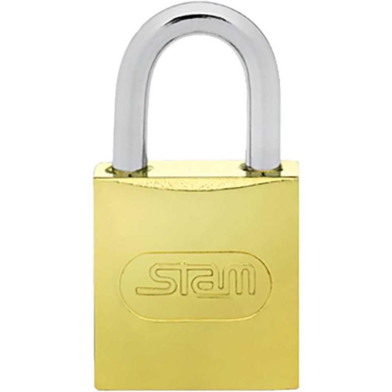 CADEADO 20MM ZAMAC LATONADO - STAM