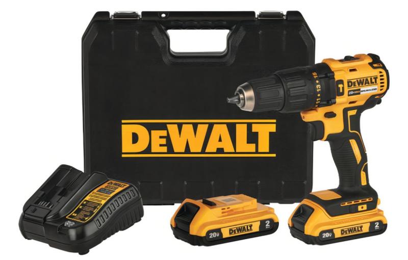 PARAFUSADEIRA E FURADADEIRA 20V MAX LI-I ON BIV.2 BAT 2AH DCD7771D2-BR - DEWALT