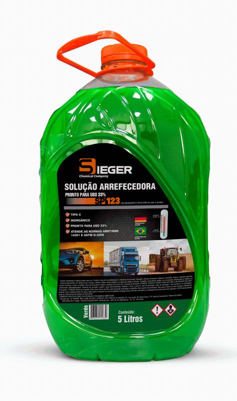 SOLUCAO ARREFECIMENTO INORGANICO 33% SP123 VERDE 5 LITROS - SIEGER