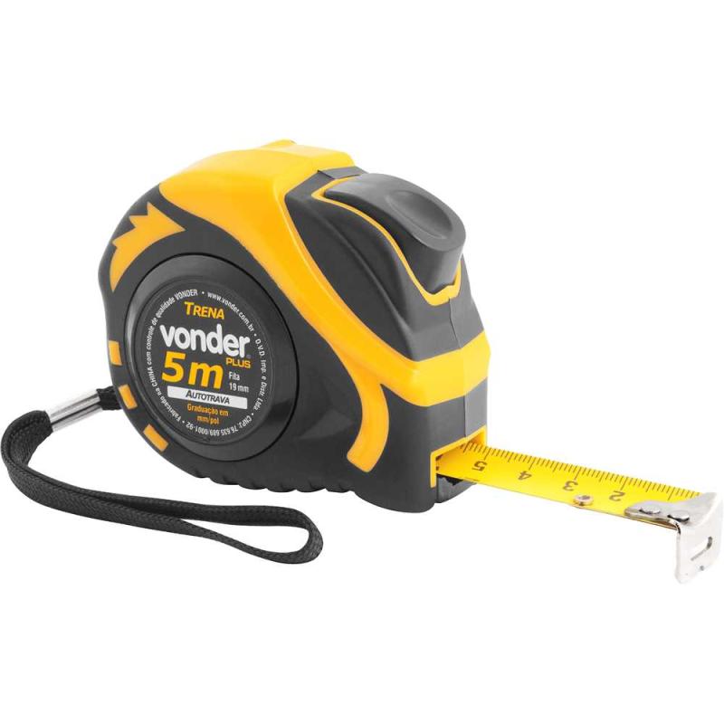 TRENA ACO 5M X 19MM AUTO TRAVA - VONDER PLUS