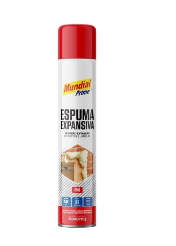 ESPUMA DE POLIURETANO 750ML 720G - MUNDIAL PRIME