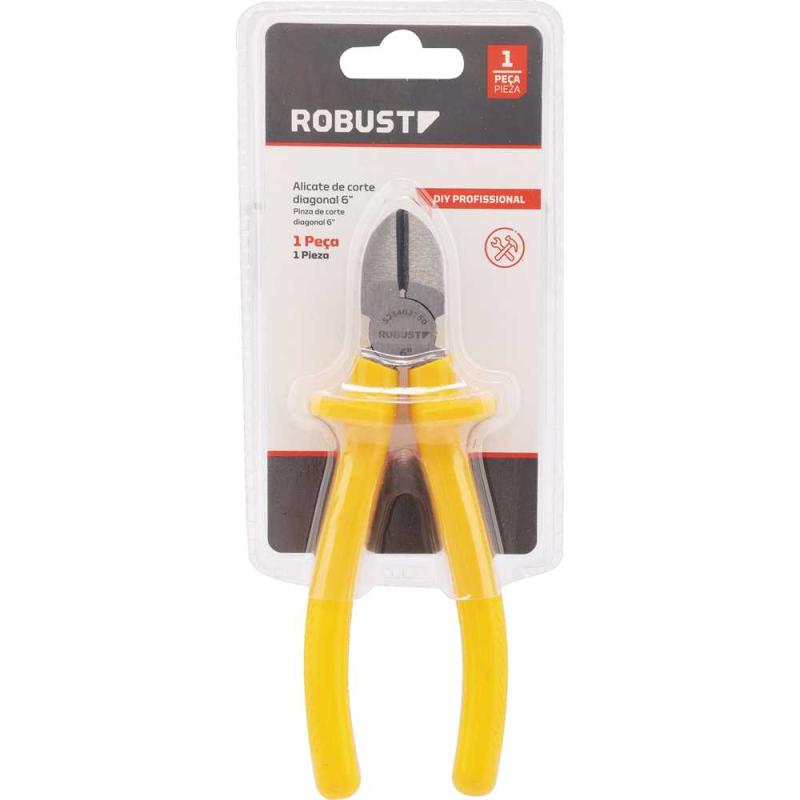 ALICATE DE CORTE DIAGONAL 6" - ROBUST