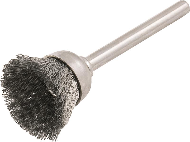 ESCOVA COPO 12MM INOX COM HASTE - VONDER