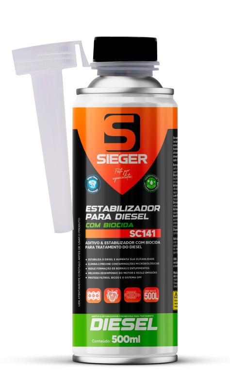 ESTABILIZADOR PARA DIESEL COM BIOCIDA 500 ML - SC141 - SIEGER