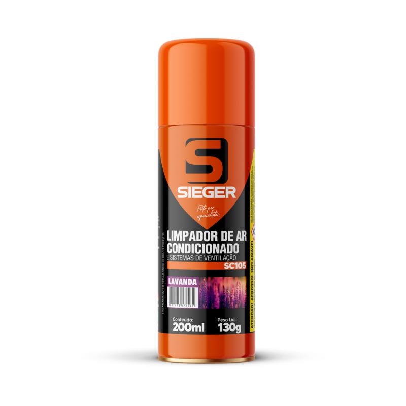 LIMPA AR CONDICIONADO LAVANDA 200ML/130G - SC105 - SIEGER
