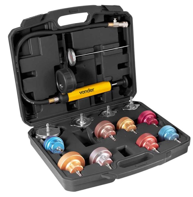 KIT TESTE P/SISTEMA DE ARREFECIMENTO - VONDER