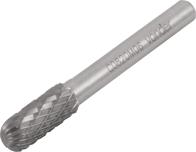 LIMA ROTATIVA ABAULADA 8X20MM HASTE 6MM - VONDER